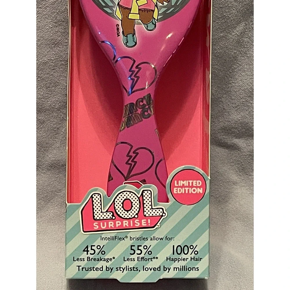 NEW Wet‎ Brush Original Detangler Hair Brush Limited Edition L.O.L. Surprise